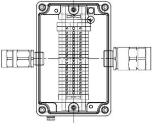 Рис.1. Схематическое изображение соединительной коробки КСРВ-Т67