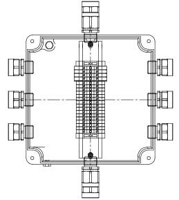 Рис.1. Схематическое изображение коробки соединительной КСРВ-Т26