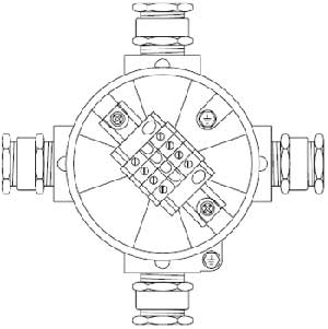 Рис.1. Схематическое изображение коробки соединительной ККВА-Т02