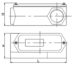 Схематическое изображение коробки СКВЕ-УП1 - СКВЕ-УП9