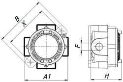 Схематическое изображение коробок СКВ-КС90N2 - СКВ-КС144N6