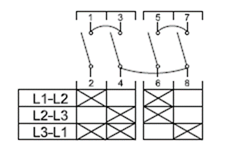 Схема замыкания выключателя ППГ-1В25