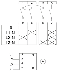 Схема замыкания выключателя ППГ-6В25