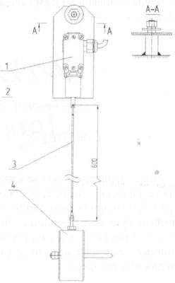 Рис.1. Схематическое изображение выключателя ВКПК-10