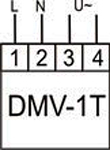 Рис.1. Схема подключения индикатора DMV-1T