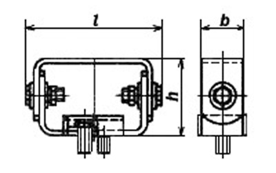 Рис.1. Схематическое изображение шинодержателя ШР-6-375